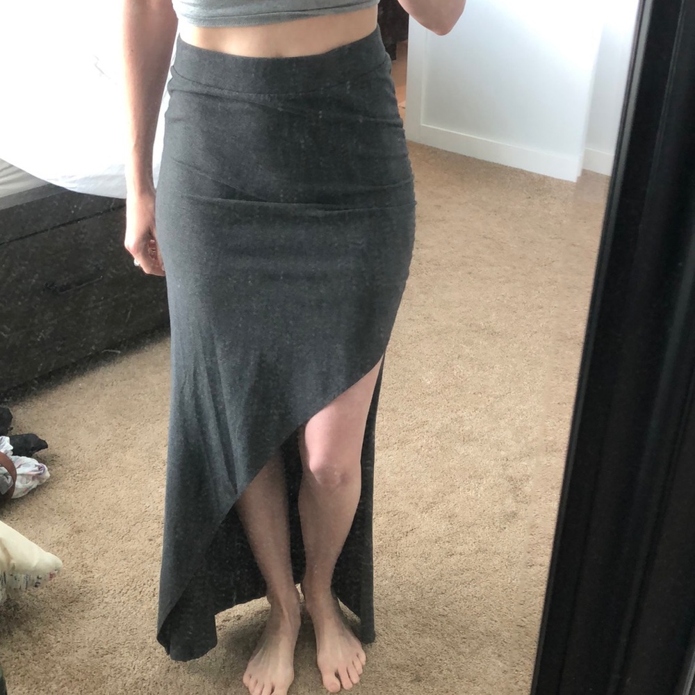 Stretch high slit maxi, Bebe 2B, XS